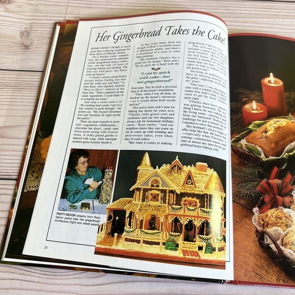 Christmas Country-Style Book 1991 Holiday Decorations Tree Music Crafts Recipes - Picture 13 of 16